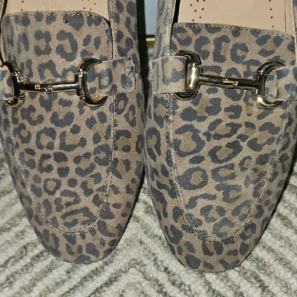 Joie Brown Leopard Print Flats - Picture 2 of 3